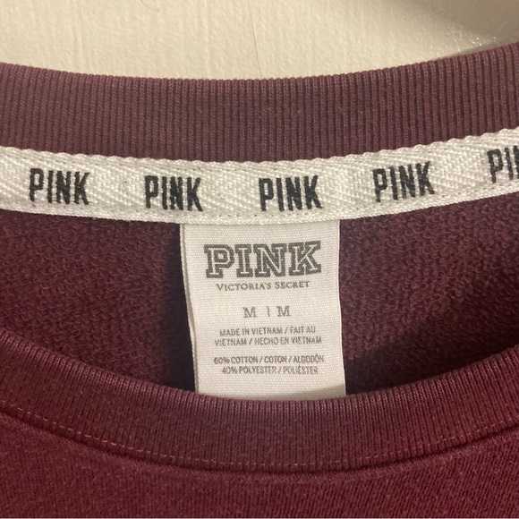 PINK Colorblock Varsity Sweatshirt - Picture 2 of 4
